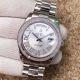 Swiss 3255 Rolex Day-Date II SS Diamond Bezel Silver Dial Fake Watch - NEW (3)_th.jpg